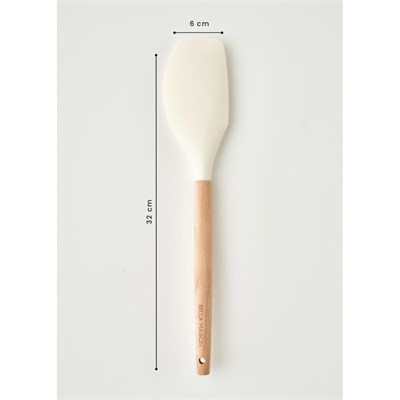 Bella Maison Olivia Silikon Spatula Krem (32x6x2 Cm) Krem