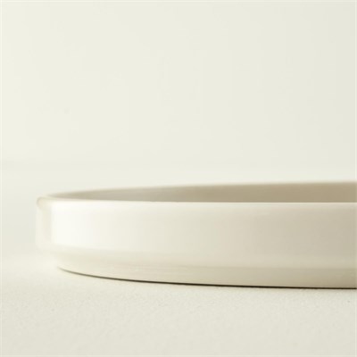 Bella Maison Parisien Porselen Servis Tabağı 4lü Krem (25 Cm)