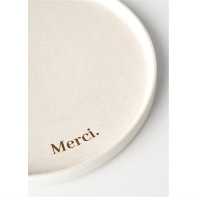 Bella Maison Parisien Porselen Servis Tabağı 4lü Krem (25 Cm)