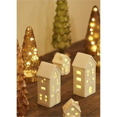 Bella Maison Pine Tree Dekoratif Obje Yeşil (10x10x35 Cm) Yeşil