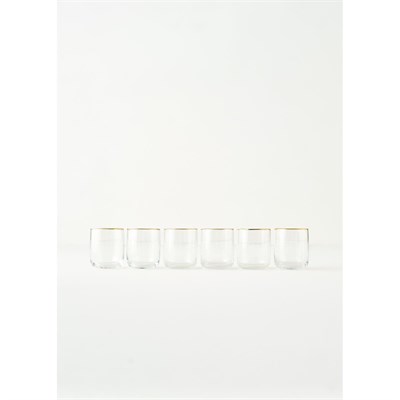 Bella Maison Premium Bardak 6lı Gold (270 Cc)
