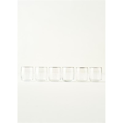 Bella Maison Premium Bardak 6lı Silver (270 Cc)