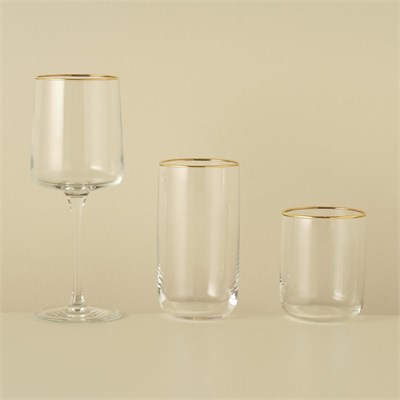 Bella Maison Premium Bardak-kadeh Seti 36lı Gold