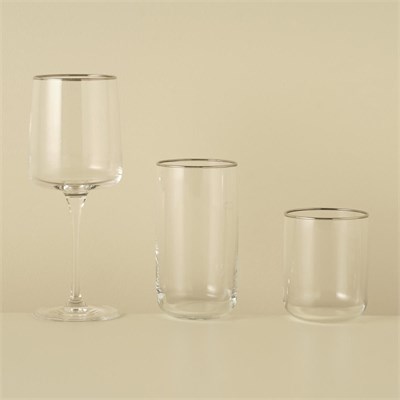 Bella Maison Premium Bardak-kadeh Seti 36lı Silver