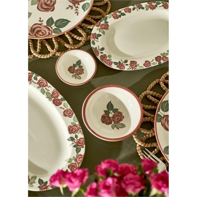 Bella Maison Rose Porselen 3lü Kase (13 Cm)