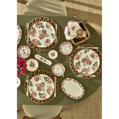 Bella Maison Rose Porselen 3lü Kase (9 Cm)