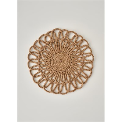 Bella Maison Rosy Örgü Amerikan Servis Kahverengi (35 Cm) Kahverengi