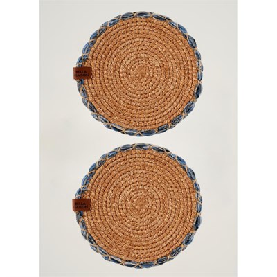Bella Maison Santana 2li Nihale Seti Mavi (20 Cm)