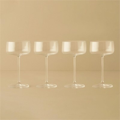 Bella Maison Shape Cup 4lü Naturel (220 Cc)