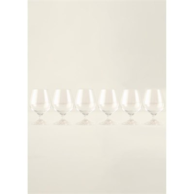 Bella Maison Shape Kristal 6lı Kahve Yanı Su Bardağı Naturel (180 Cc)