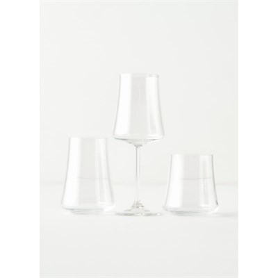 Bella Maison Shape Kristal Bardak-kadeh Seti 18li Naturel