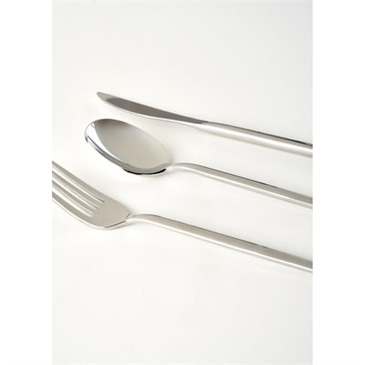 Bella Maison Siena 18 Parça Tatlı Çatal Kaşık Bıçak Seti Silver Silver