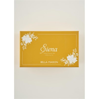 Bella Maison Siena New Bone 6lı Kahve Fincanı Seti Hardal (90 Cc)