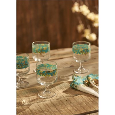 Bella Maison Van Gogh Almond Blossom Cup 4’lü Turkuaz (300 Cc)