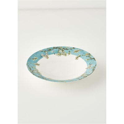 Bella Maison Van Gogh Almond Blossom Porselen Salata Kasesi Turkuaz (29 Cm) Mavi