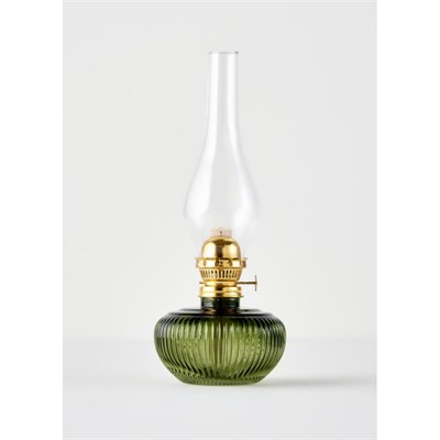Bella Maison Vintage Cam Gaz Lambası Yeşil (13x33 Cm) Yeşil