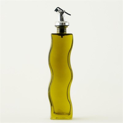 Bella Maison Wavy 2li Yağlık Sirkelik Seti Amber-yeşil (250 Cc)