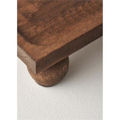 Bella Maison Wooden 2li Ahşap Sunum Seti Naturel