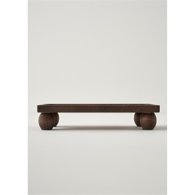 Bella Maison Wooden 2li Ahşap Sunum Seti Naturel