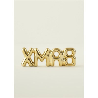 Bella Maison Xmas Dekoratif Obje Gold (18x2x6 Cm) Gold