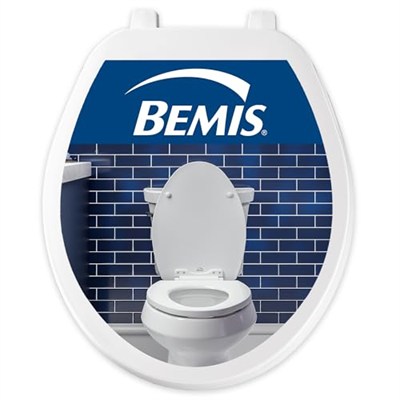 BEMIS 70 000 Klozet Kapağı, Yuvarlak, Plastik, Beyaz