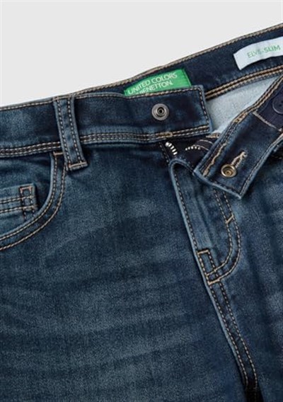 Benetton Erkek Çocuk Denim Denim Pantolon