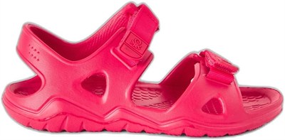 Benetton Erkek Çocuk Fuşya Tek Renk Çift Bantlı Eva Taban Sandalet