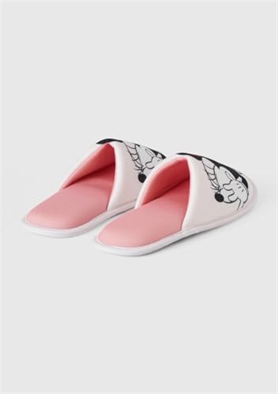 Benetton Erkek Çocuk Pembe Mickey Desenli Terlik