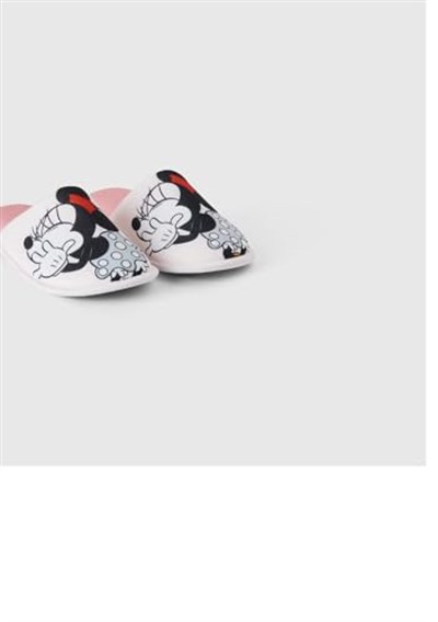 Benetton Erkek Çocuk Pembe Mickey Desenli Terlik