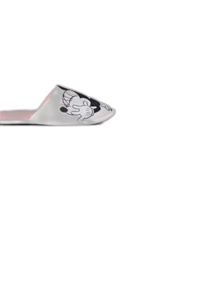 Benetton Erkek Çocuk Pembe Mickey Desenli Terlik