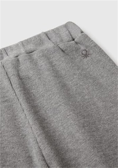 Benetton Kız Çocuk Antrasit Melanj Önü Pile Detaylı Beli Bağlamalı Arkası Lastikli Eşofman Altı - Seçenekler: 6-7 Yıl, 7-8 Yıl, 8-9 Yıl, 13-14 Yıl