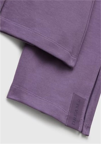 Benetton Kız Çocuk Mor Etiket Detaylı Yırtmaçlı Büzgü İpli Eşofman Altı - Seçenekler: 6-7 Yıl, 7-8 Yıl, 8-9 Yıl, 10-11 Yıl, 11-12 Yıl, 13-14 Yıl