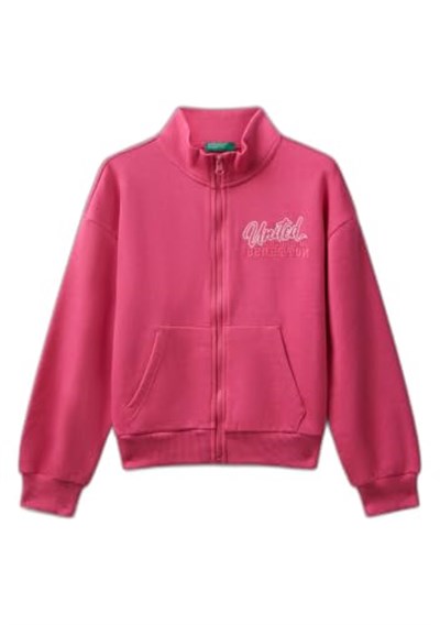 Benetton Nakışlı Kız Çocuk Sweatshirt, 5003306446 - Seçenekler: 7-8 Yıl, 13-14 Yıl