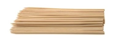 Benim Marifetlerim - Ahşap Bambu Çöp Şiş çap:5 mm Boy:40 cm 25 Adet
