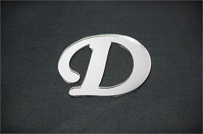 Benim Marifetlerim - D Harfi Gümüş Aynalı Pleksi 4 cm