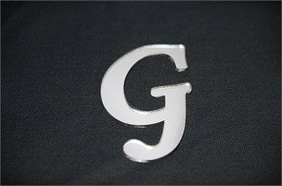 Benim Marifetlerim - G Harfi Gümüş Aynalı Pleksi 4 cm