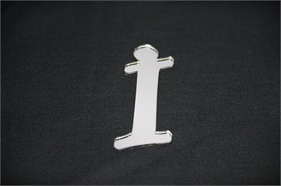 Benim Marifetlerim - i Harfi Gümüş Pleksi 4 cm