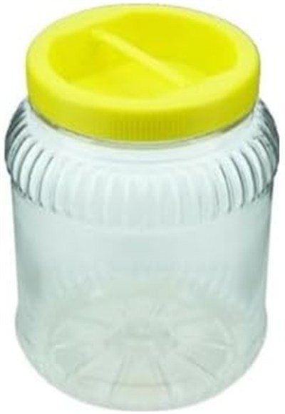 Benim Marifetlerim - Kapaklı Şeffaf Gövde Turşu Bidonu 2 Litre