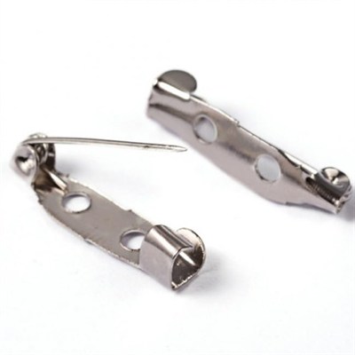 Benim Marifetlerim - Metal Gümüş Broş iğne 2.5 cm 25 Adet