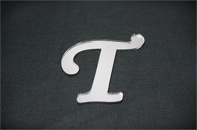 Benim Marifetlerim - T Harfi Gümüş Pleksi 4 cm