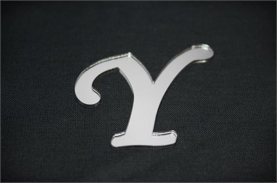Benim Marifetlerim - Y Harfi Gümüş Pleksi 4 cm