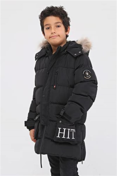 Benittokids Erkek Çocuk Mont 51233s SİYAH 6 YAŞ
