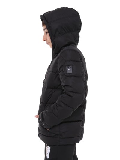Benittokids Erkek Çocuk Mont 51280 Siyah 10 YAŞ