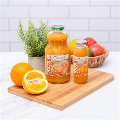 BenOrganic Portakal Suyu 250 ml Cam Şişe