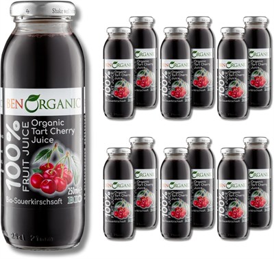 BenOrganic Vişne Suyu 250 ml Cam Şişe