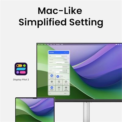 BenQ MacBook Pro/Air için MA320U 32 inç 4K 3840x2160 ekran, 90 W USB-C, Mac renk eşleştirme, Macte parlaklık ve ses kontrolü, ayarlanabilir ayak, P3 renk gamı.