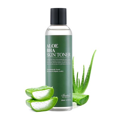 Benton Aloe BHA Skin Toner - Aloe & BHA İçeren Cilt Dengeleyici Günlük Tonik 1 Paket (1 x 200 ml)