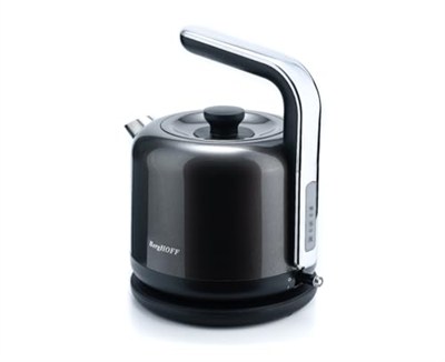 BergHOFF Gem Metallic 1.7 L Su Isıtıcı – 2200 W, Paslanmaz Çelik | Koyu Gri