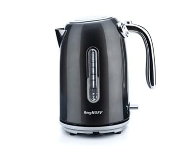 BergHOFF Gem Metallic 1.7 Litre Su Isıtıcısı – 2200 W, Paslanmaz Çelik Gövde | Silver
