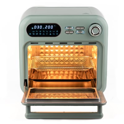 Berghoff Gem Retro Airfryer+Fırın 18 L-Mint Yeşili